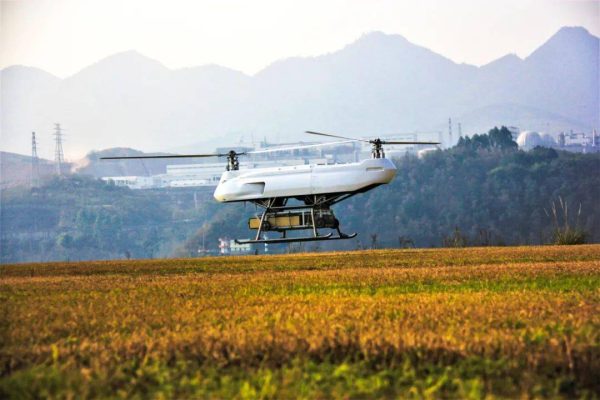 DT-500 tandem twin-rotor unmanned helicopter